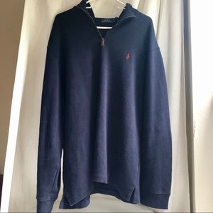 Polo Ralph Lauren Navy Men’s Jacket, 1/4 Zipper